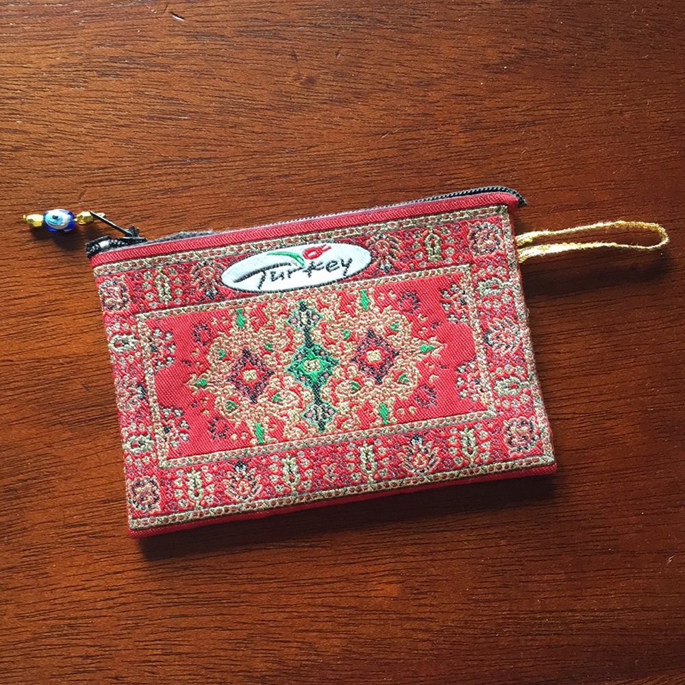 Turkish Fabric Woven Wallet Coin Purse